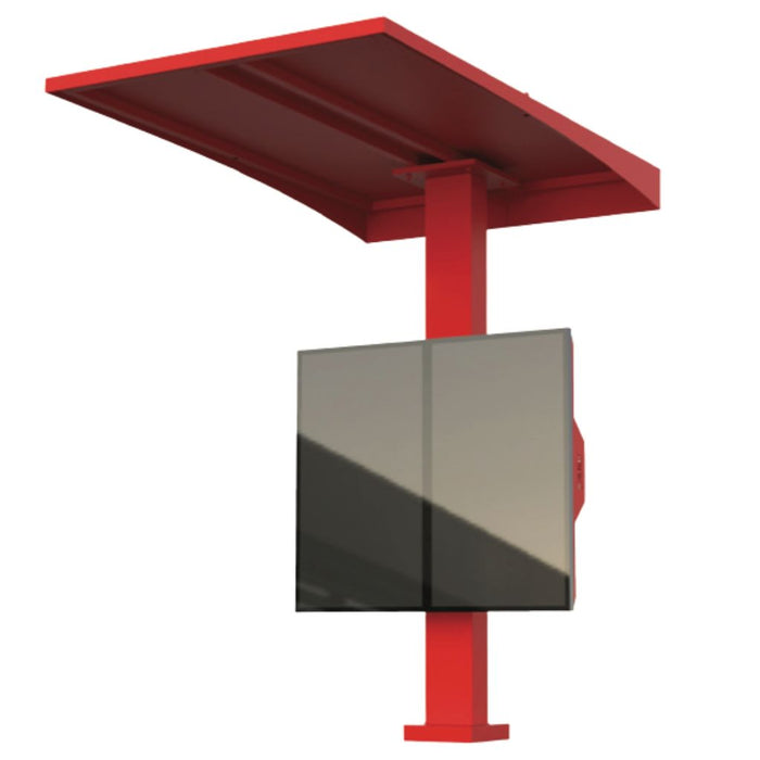 1x2 Drive Thru Enclosure with 9ft Canopy